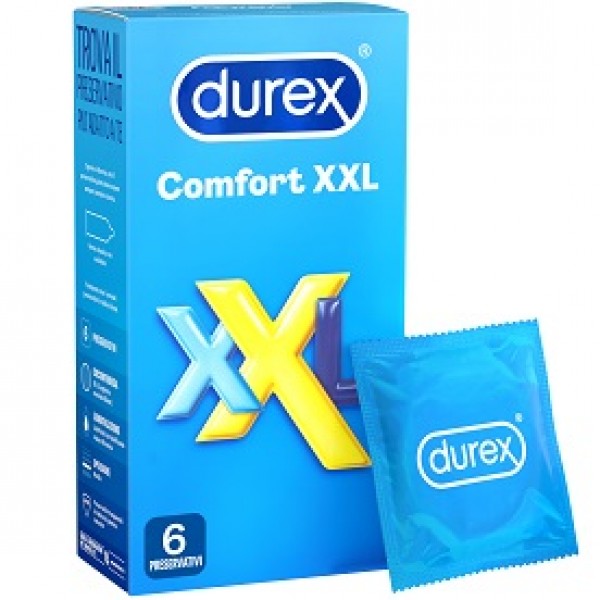 DUREX COMFORT EXTRA EXTRA LARGE XXL da 6 pz (60mm)