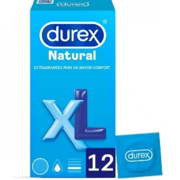 DUREX EXTRA LARGE NATURAL da 12 pz (60mm)