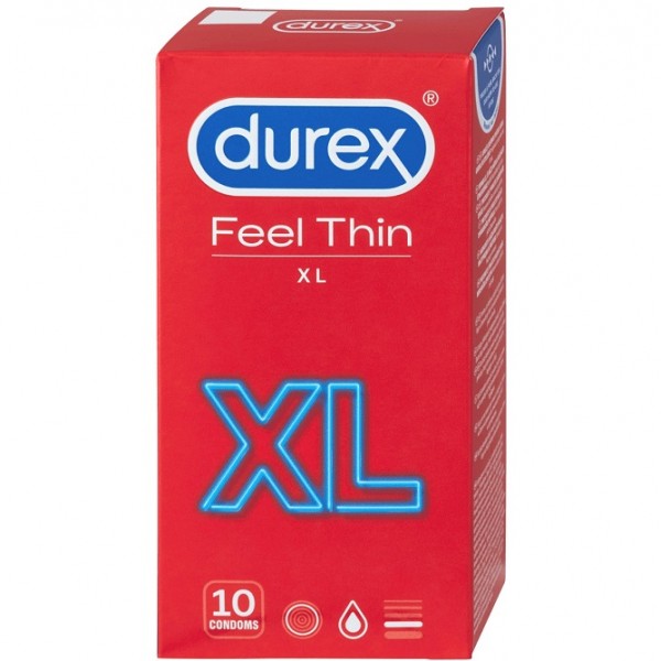 DUREX FEEL THIN XL EXTRA LARGE da 10 pz