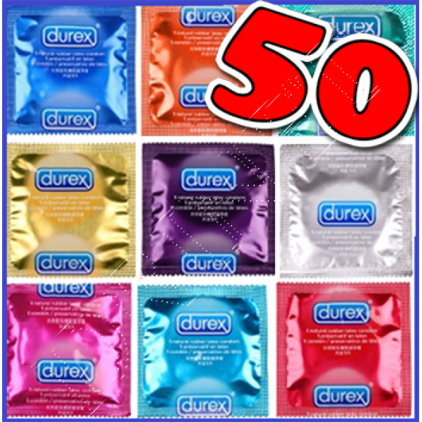 50 preservativi misti a tua scelta DUREX