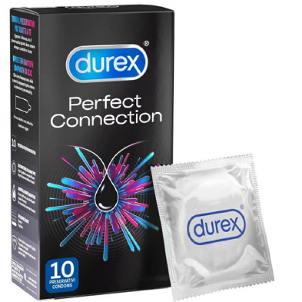 DUREX PERFECT CONNECTION con lubrificante in silicone da 10 pz
