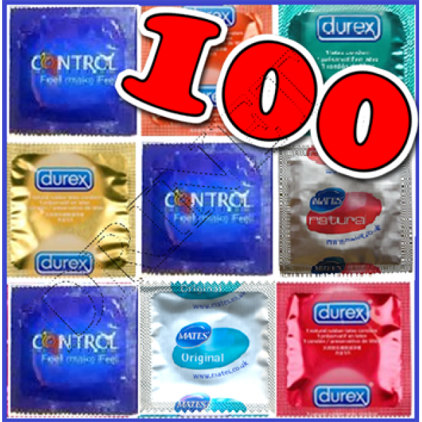 100 preservativi misti a tua scelta DUREX - CONTROL - AKUEL MATES