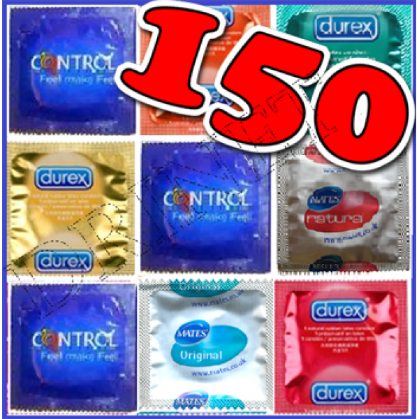 150 preservativi misti a tua scelta DUREX - CONTROL - AKUEL MATES