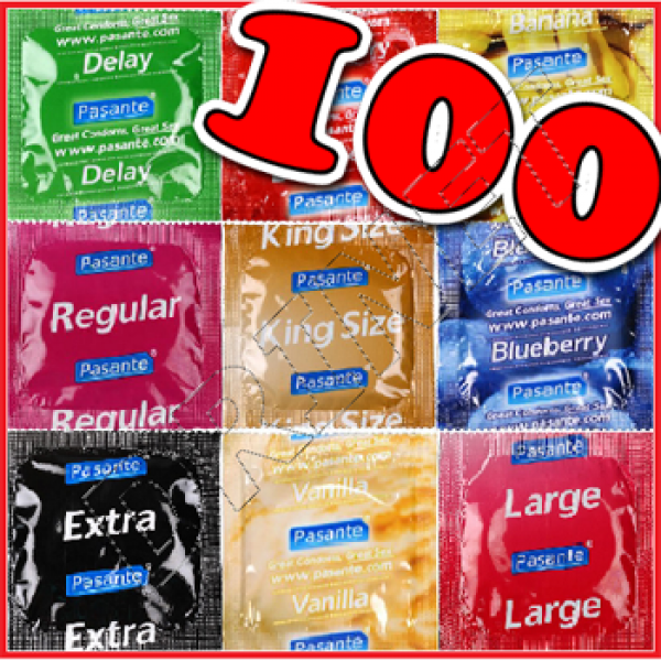 100 preservativi misti a tua scelta PASANTE