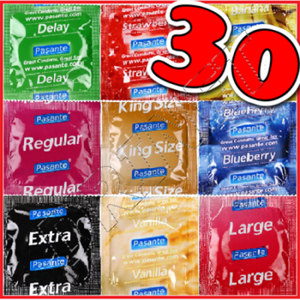 30 preservativi misti a tua scelta PASANTE